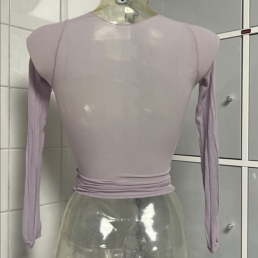Sheer Lavender Stocking Layer Ballet Top O/S NWOT - Picture 3 of 7